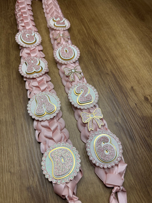 Graduation Lei : Pretty in Pink